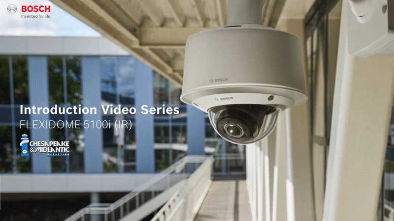 Introducing the FLEXIDOME 5100i (IR) 4K / 8MP